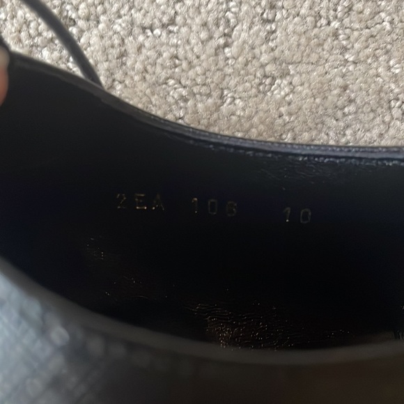 Prada Men’s Saffiano Leather Oxford Shoes Size 10 - Picture 4 of 14